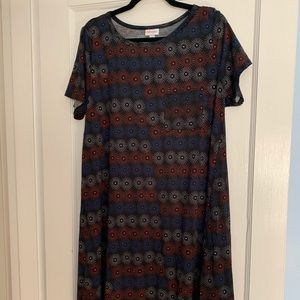 XL LuLaRoe Carly. Americana collection